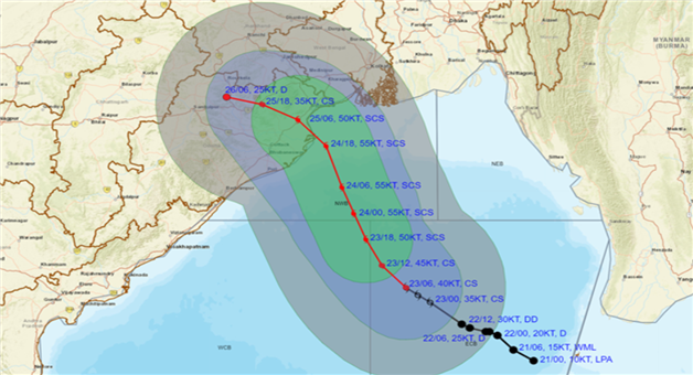 Khabar Odisha:163-act-in-paradeep-area-for-cyclone