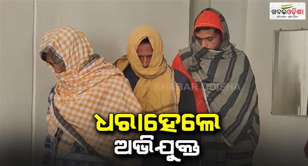 Khabar Odisha:3-accused-arrested-by-bargarh-police-in-a-girl-found-from-kurla-forest