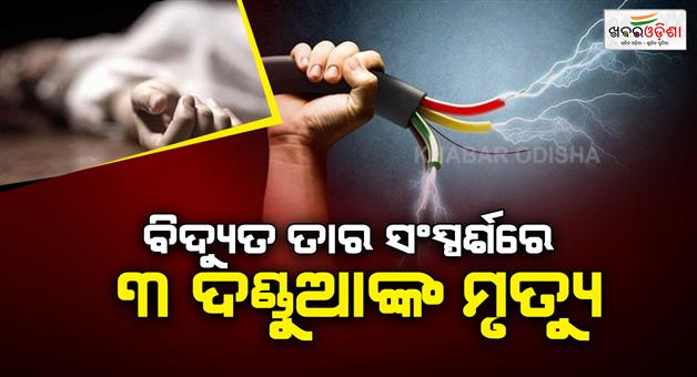 Khabar Odisha:3-dandua-devotees-dead-and-2-serious-in-electric-shock