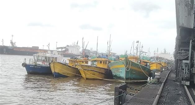 Khabar Odisha:319-fishermen-from-Andhra-Pradesh-have-taken-shelter-in-Paradeep