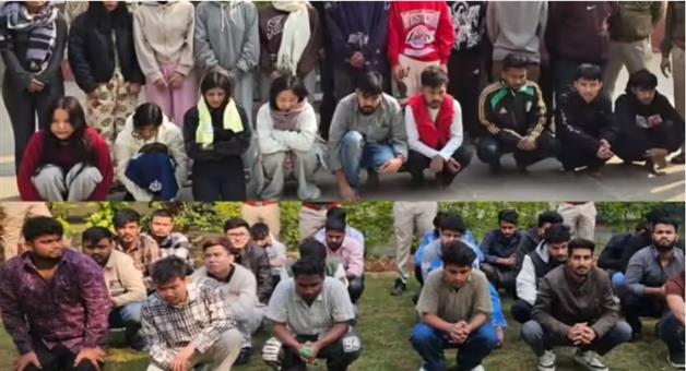 Khabar Odisha:60-people-including-11-women-arrested-for-duping-Americans