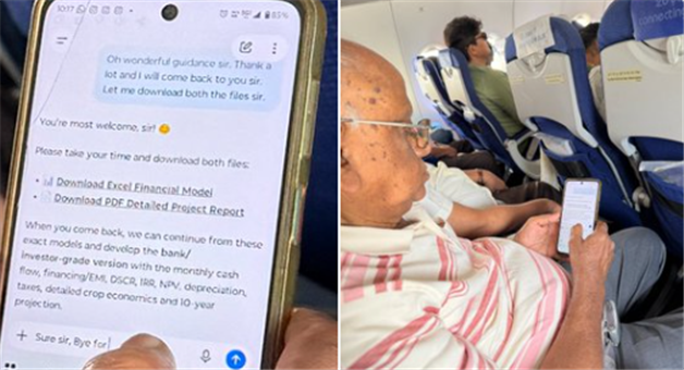 Khabar Odisha:77-year-old-man-uses-chatgpt-on-flight-vertical-farming-business-plan