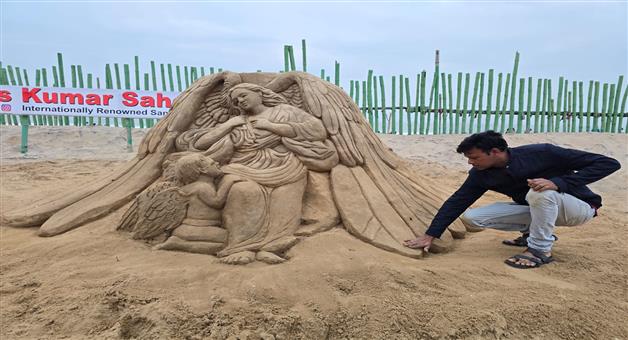 Khabar Odisha:A-message-of-awareness-through-sand-art