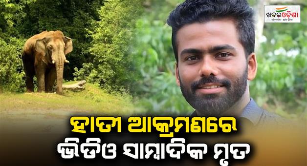 Khabar Odisha:A-video-journalist-lost-his-life-in-an-elephant-attack