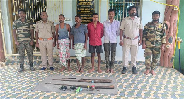 Khabar Odisha:AI-Cameras-Foil-Poaching-Bid-Four-Hunters-Arrested-in-Similipal-Tiger-Reserve