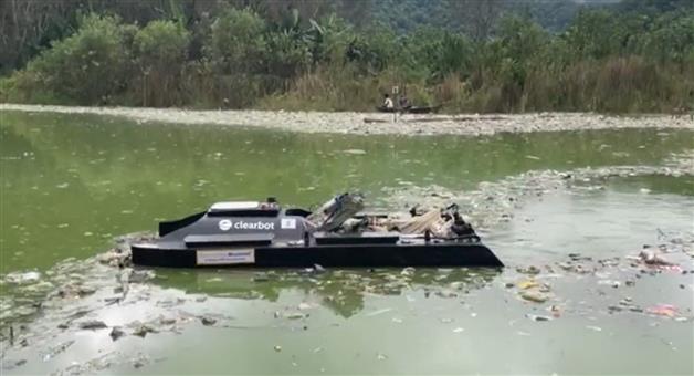 Khabar Odisha:AI-boat-to-clean-lakes-in-India