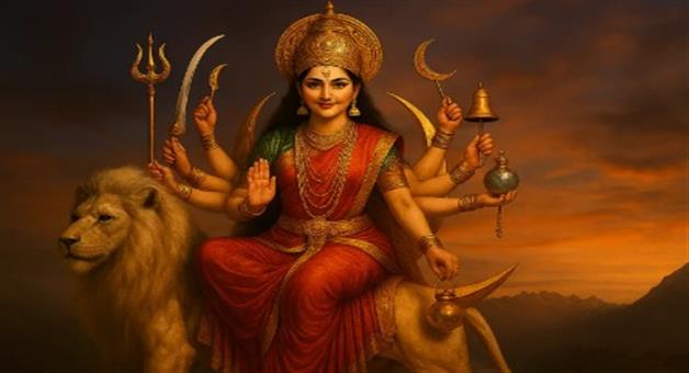 Khabar Odisha:Amazing-coincidence-in-Navratri-this-time-Maa-Chandraghanta-will-be-worshipped-for-two-days