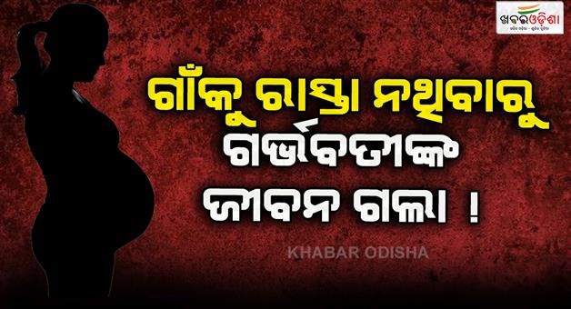 Khabar Odisha:Ambulance-not-arrived-and-the-pregnant-woman-lost-her-life