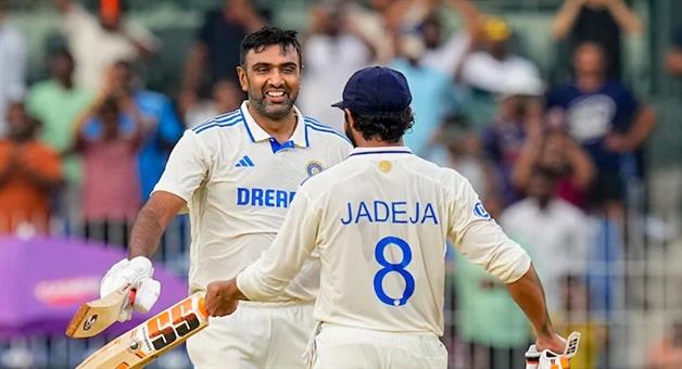 Khabar Odisha:Ashwin-and-Jadeja-break-the-20-year-record-of-Sachin-Zaheer-against-bangladesh