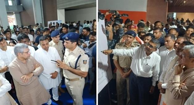 Khabar Odisha:Ashwini-Vaishnaw-Reviews-Puri-Railway-Station-Redevelopment
