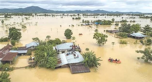 Khabar Odisha:Assam-Floods-Death-Toll-Rises-to-98-Over-15-Lakh-People-Affected-Across-13-Districts