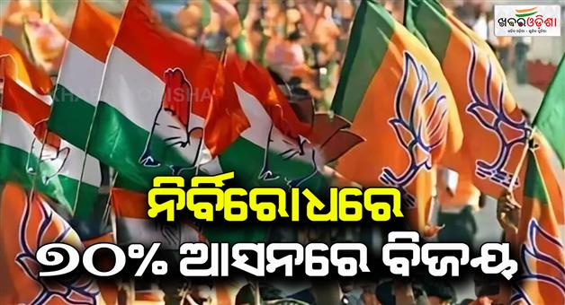 Khabar Odisha:BJP-in-Tripura-won-uncontested-around-70pc-of-the-seats-in-the-state-three-tier-panchayat-system