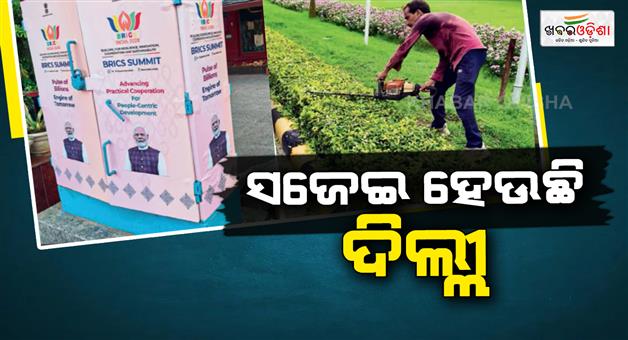 Khabar Odisha:BRICS-summit-2026-NDMC-preparations-decorative-lighting