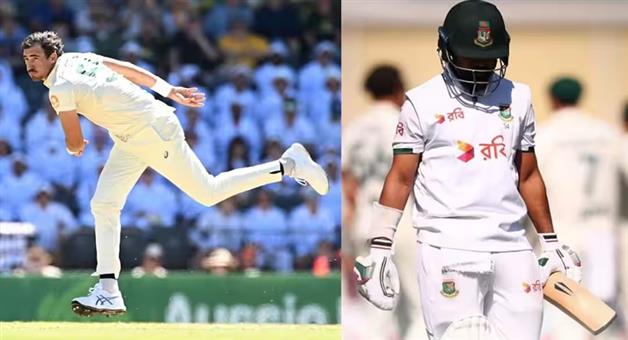 Khabar Odisha:Bangladesh-Skittled-Out-for-64-by-Australia-Mitchell-Starc-Creates-History