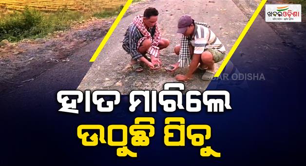 Khabar Odisha:Bargarh-Road-Project-Delayed-by-Two-Years-Quality-Concerns-Mount