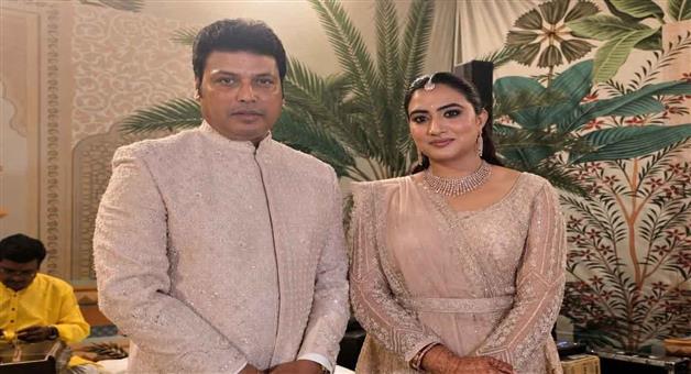 Khabar Odisha:Biplab-Kumar-Deb-Marries-Tagaru-Actress-Triveni-Rao
