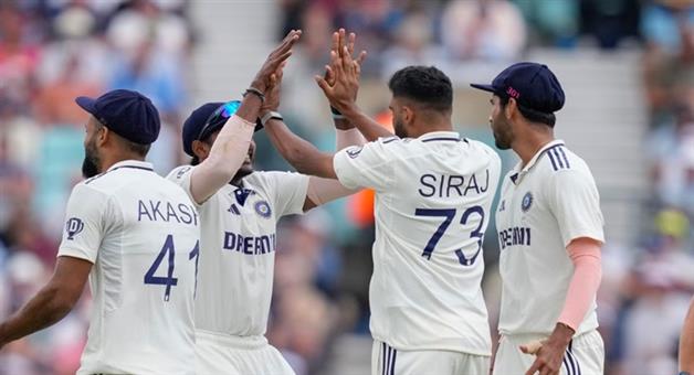 Khabar Odisha:Bowlers-dominance-in-Oval-Test-16-wickets-fall-on-second-day-India-lead-by-52-runs
