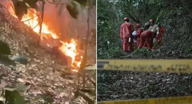 Khabar Odisha:Brazil-helicopter-crash-4-dead-in-Rio-de-Janeiro-jungle