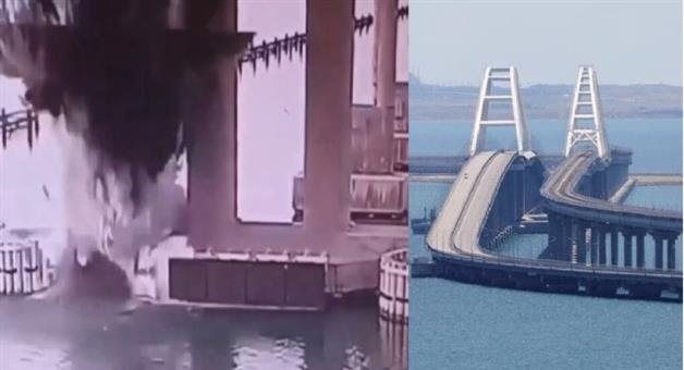 Khabar Odisha:Bridge-blown-up-with-1100-kg-explosives-underwater-Ukraines-biggest-shock-to-Russia-in-three-days