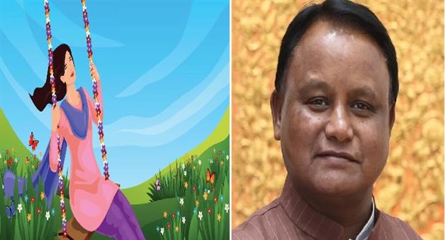 Khabar Odisha:CM-Mohan-Majhi-Greets-People-of-Odisha-on-Pahili-Raja