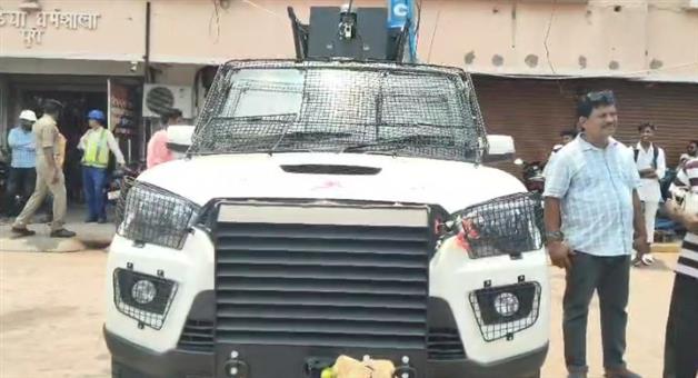 Khabar Odisha:Central-Security-Forces-lightning-vehicle-added-to-the-security-of-the-temple