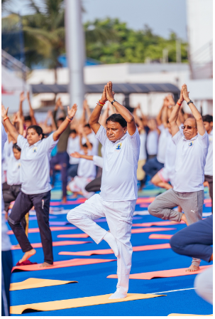 Khabar Odisha:Chief-Minister-participated-in-Yoga-Day