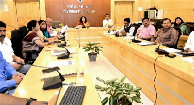 Khabar Odisha:Chief-Secretary-Review-Meeting-for-Smooth-Conduct-of-Matric-and-Plus-Two-Exams