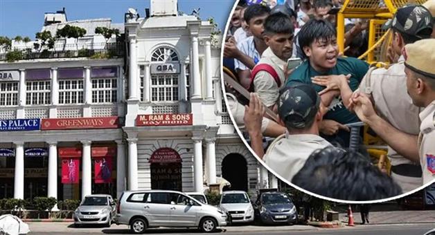 Khabar Odisha:Connaught-Place-Shops-Close-Early-Jantar-Mantar-Protest