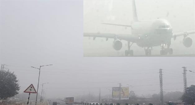 Khabar Odisha:Dense-fog-in-the-capital-Planes-unable-to-fly