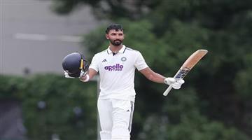Khabar Odisha:Devdutt-Padikkal-Hits-Century-in-First-Test-Against-Sri-Lanka