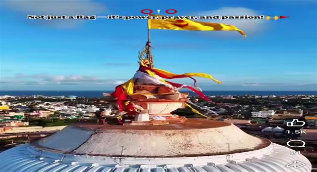 Khabar Odisha:Drone-flies-over-temple-again
