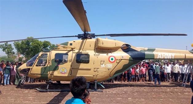 Khabar Odisha:Emergency-landing-of-Army-helicopter