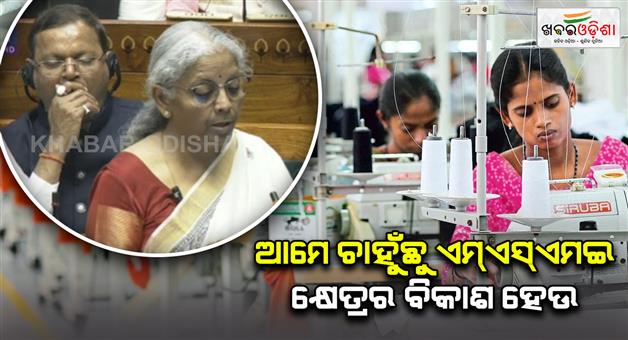 Khabar Odisha:Finance-Minister-Nirmala-Sitharaman-says-on-MSME