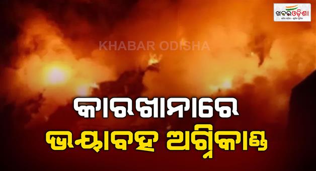 Khabar Odisha:Fire-erupted-fire-firefighter-official-injured-during-operation