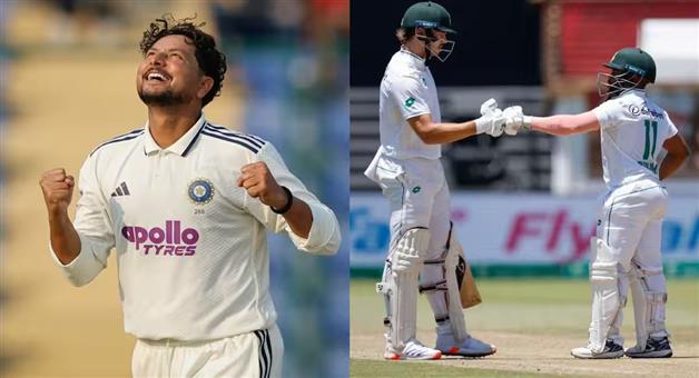 Khabar Odisha:First-days-play-ends-in-Guwahati-Test-South-Africa-loses-6-wickets