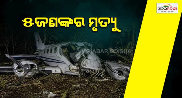 Khabar Odisha:Five-sports-persons-killed-after-small-plane-crashes-in-US