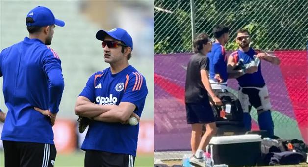 Khabar Odisha:Gambhir-and-Kohlis-talks-stopped-New-controversy-in-Team-Indias-practice-session