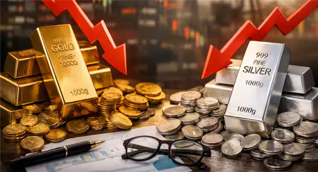 Khabar Odisha:Gold-Silver-the-Stock-Market-All-in-TurmoilGold-Prices-Drop-by-50000-rupees-in-Just-4-Days