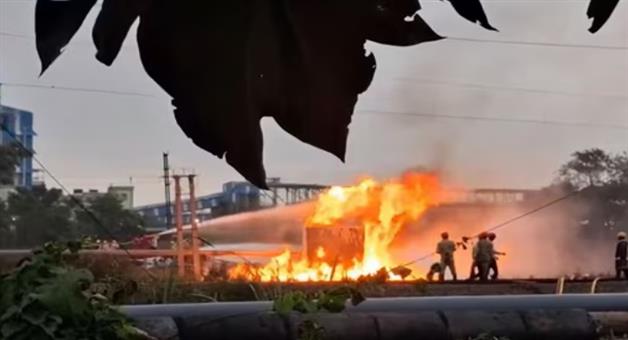 Khabar Odisha:Haldia-refinery-fire-naphtha-pipeline-blaze-injures-workers