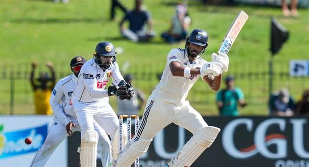 Khabar Odisha:IND-vs-SL-2nd-Test-Day-1-Padikkals-Century-and-Gills-Fifty-Put-India-at-3005