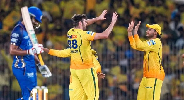 Khabar Odisha:IPL-2026-CSK-Dominates-MI-Again-Gaikwad-and-Kartik-Sharma-Lead-Chennai-to-8-Wicket-Victory