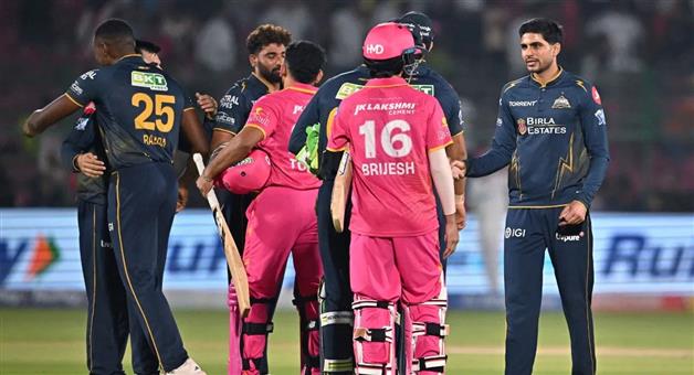 Khabar Odisha:IPL-2026-GT-crush-RR-by-77-runs-Shubman-Gills-team-claims-2nd-Spot