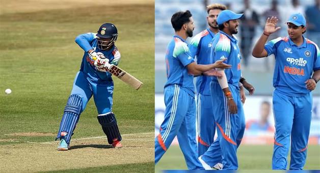 Khabar Odisha:India-defeated-Oman-by-6-wickets-to-secure-a-place-in-the-semi-finals-of-the-Asia-Cup-Rising-Stars