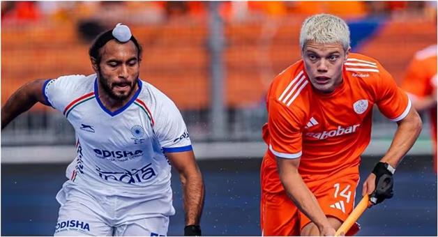 Khabar Odisha:India-vs-Netherlands-Hockey-World-Cup-2026-India-Loses-3-1-Knocked-Out-of-Semifinal-Race