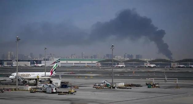 Khabar Odisha:Iranian-drone-attack-on-Dubai-International-Airport-4-injured-including-an-Indian