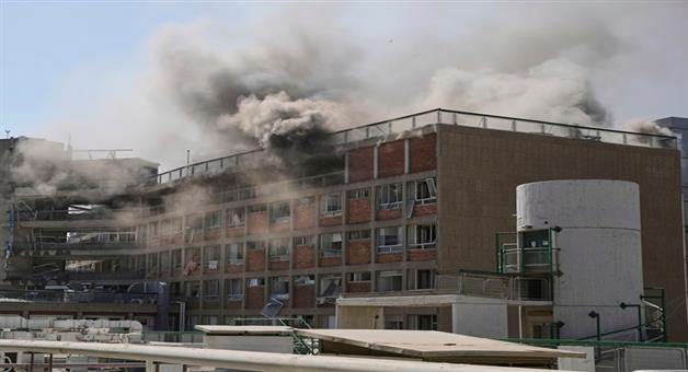 Khabar Odisha:Israel-mourns-Iran-attack-missile-lands-on-hospital-with-thousands-of-beds