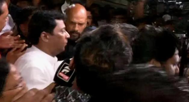 Khabar Odisha:Jagannath-Pradhan-returns-home-from-party-office-suspense-continues-over-arrest
