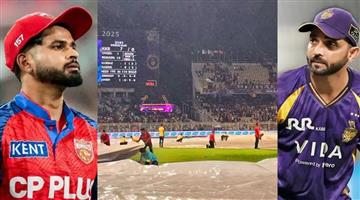 Khabar Odisha:KKR-and-Punjab-Kings-match-washed-out-in-rain-both-teams-got-1-point-each