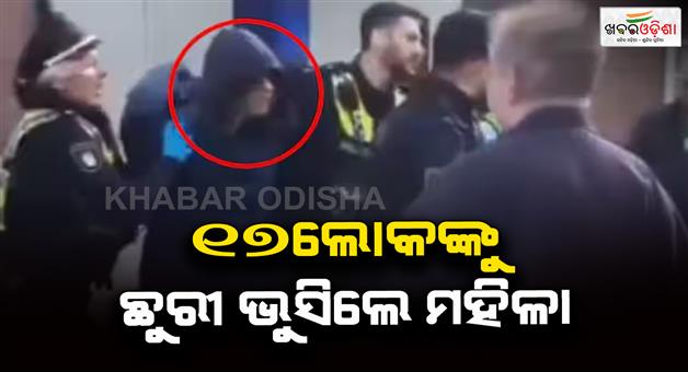 Khabar Odisha:Knife-stabbing-attack-Hamburg-train-station-accused-woman-arrest