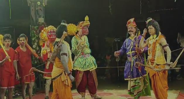 Khabar Odisha:Laxman-Shaktivade-was-on-the-stage-of-Ramlila